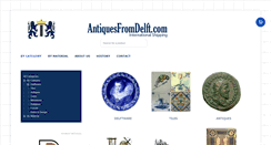 Desktop Screenshot of antiquesfromdelft.com