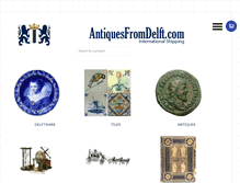 Tablet Screenshot of antiquesfromdelft.com